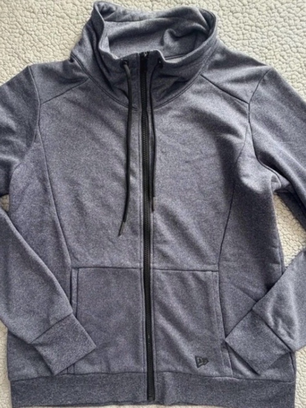 New Era Grayish-Blue Full Zip Jacket